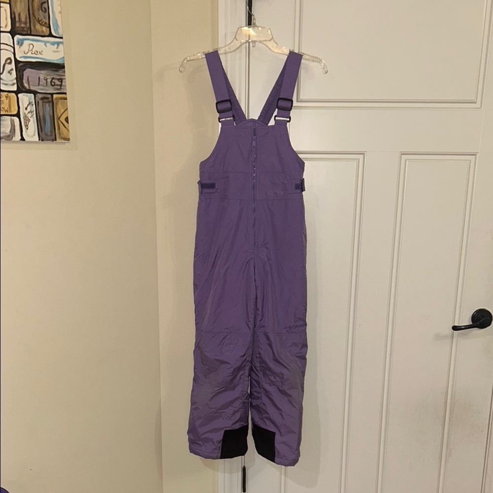 Columbia size 10/12 Purple Snow Bib Overalls